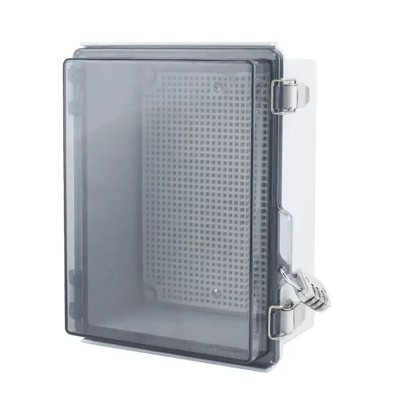 Boîtier de jonction étanche IP67 avec couvercle transparent, en plastique ABS, pour distribution électrique extérieure, boîtier d'instrument électronique