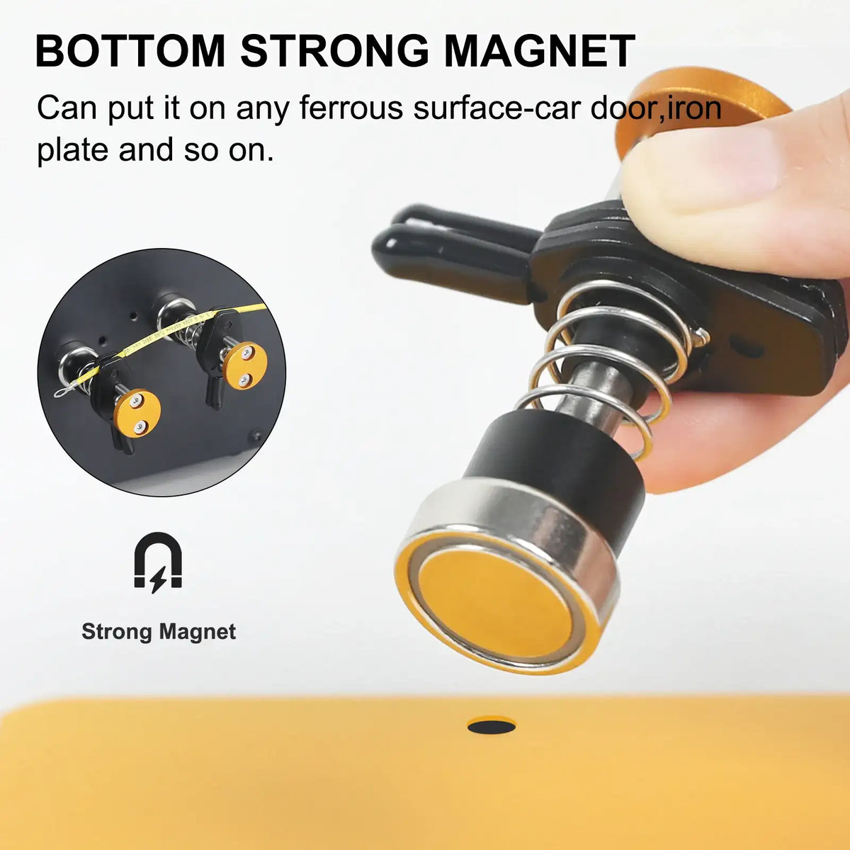Toolour magnetische dritte Hand zum Löten, verstellbarer Abstand, PCB-Klemme und Lötzinnhalter für Lötarbeiten und Elektronikreparaturen
