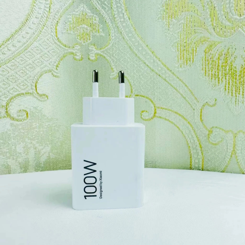 Xiaomi 100W EU Turbo Fast Charger Redmi Note15 14 13 Pro Pro+ K90 K80 Pro EU Fast Charge Adapter 6A USB Cable For Mi 17 15 Poco