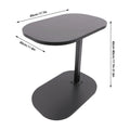 C Shaped Side Table Adjustable Height Compact Coffee Table 360 Rotatable Desktop Surface Modern Light Luxury Style