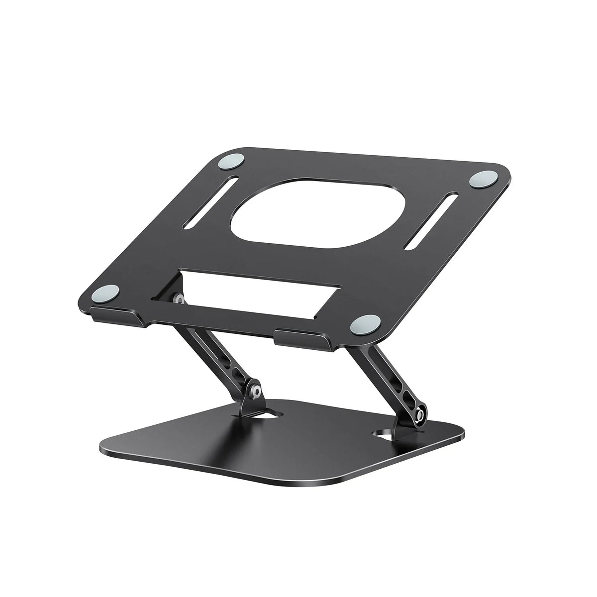 ST01 Soporte portátil ajustable para computadora portátil de 11 a 16 pulgadas, soporte de escritorio de aluminio resistente, soporte plegable para computadora portátil y tableta