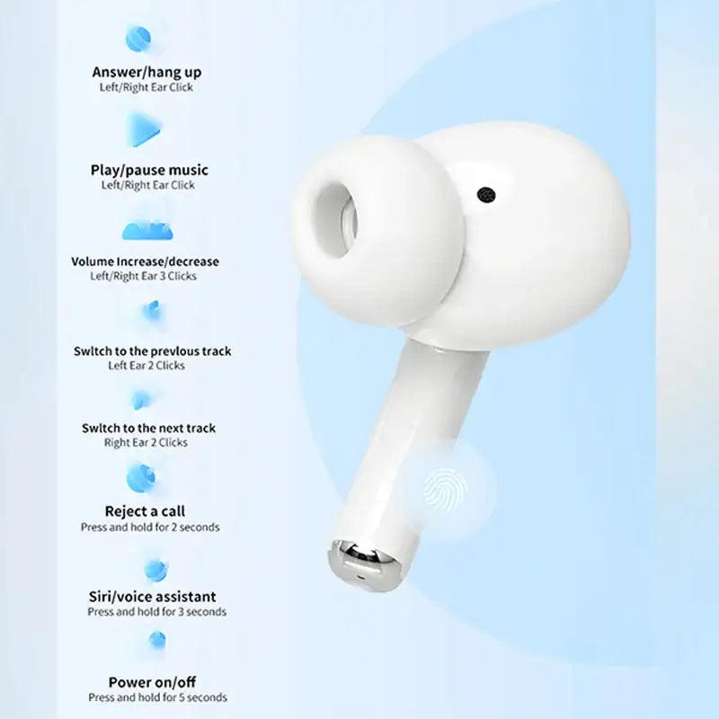 2025 Air Pro Wireless Bluetooth Earphones TWS Headset HiFi Earbuds Noise Reduction Headphones Waterproof For IPHONE Android