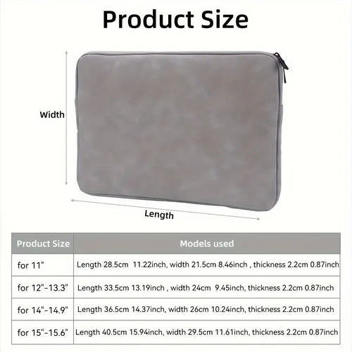 11 13 14 15  PU Leather Protective Tablet Bag Computer Pouch Case Storage Bags Slim Laptop Sleeve for Macbook Perfect