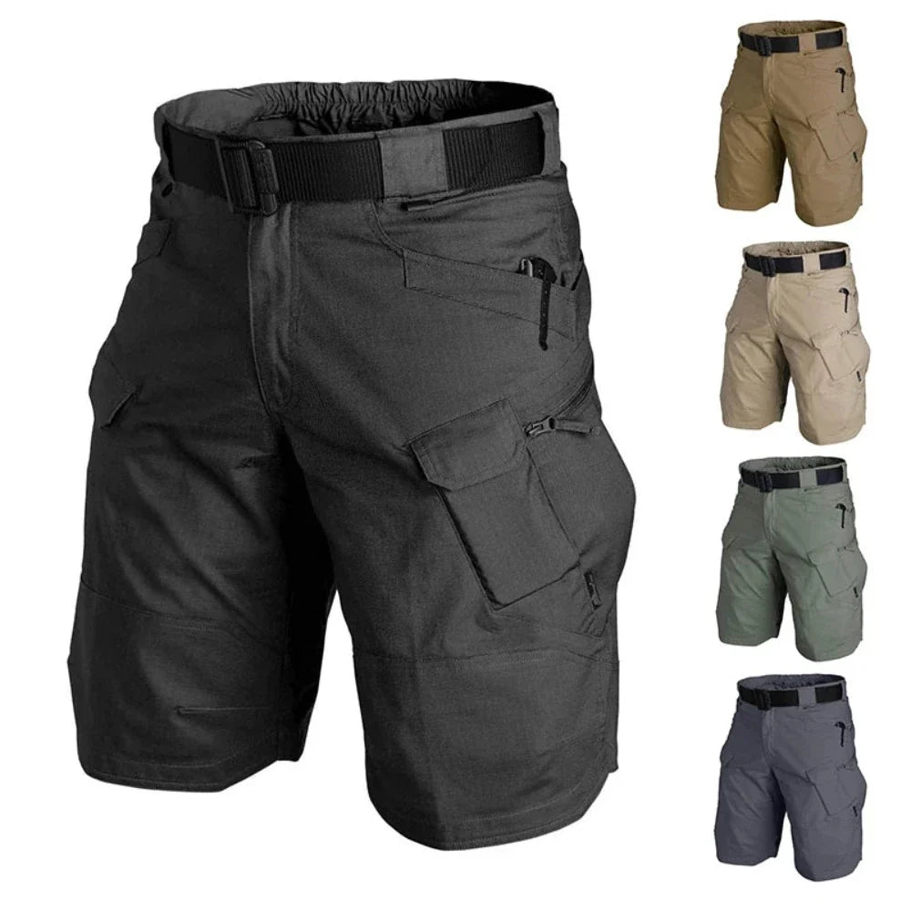 Mens Quick Dry Outdoor Cargo Shorts Yellow Pandora
