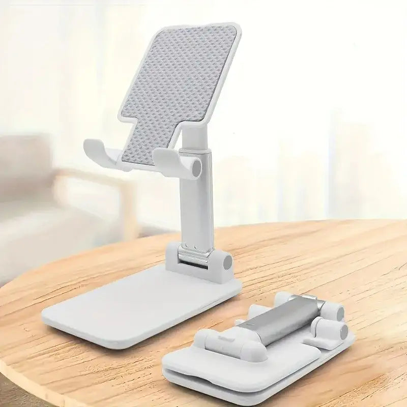 Folding Adjustable Phone and Tablet Holder, Portable Desktop Stand