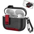 New Earphone Cover For AirPods Pro 3 3rd Generation Protective Case With Secure Lock Invisible Phone Stand Leather Texture Cover