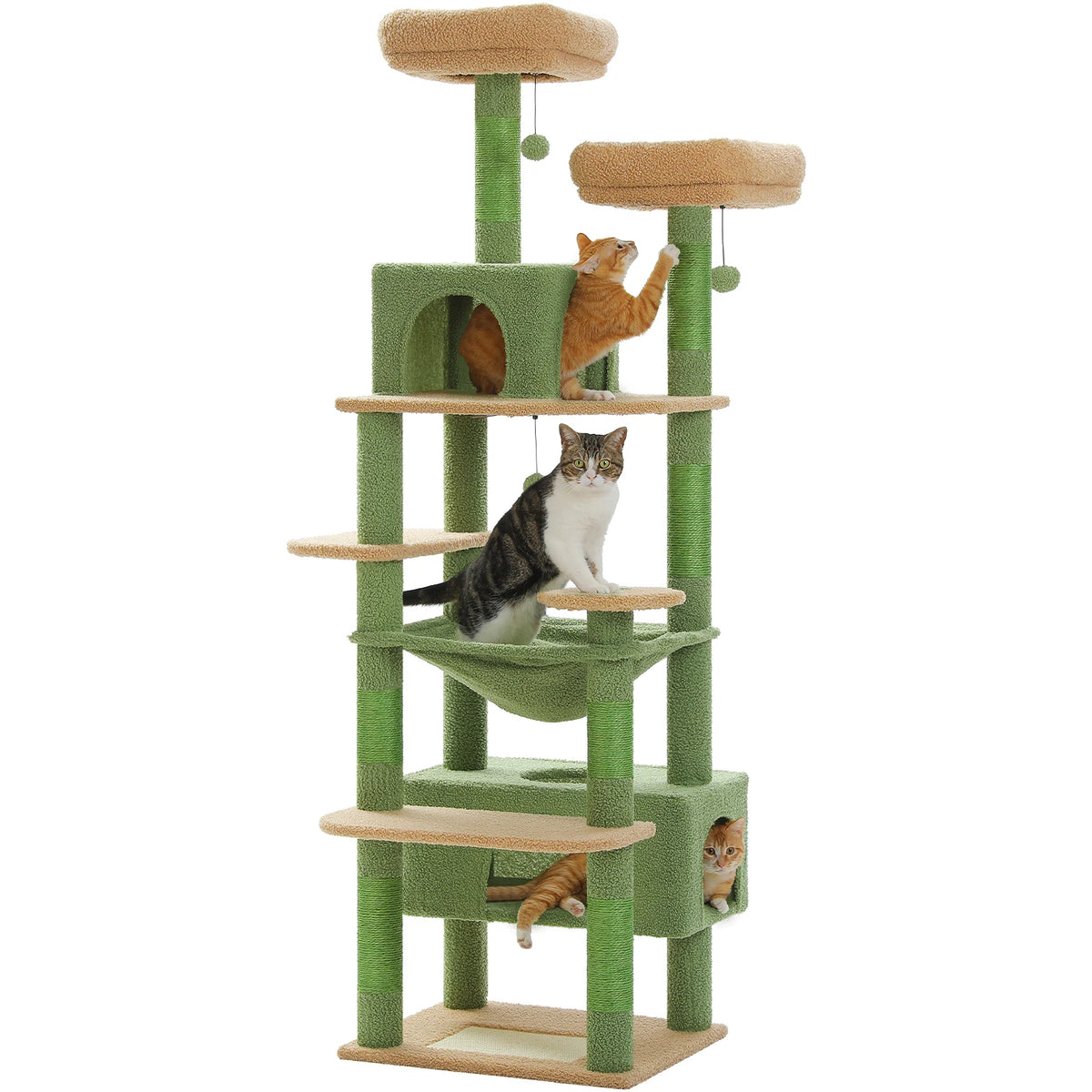 Arbre à chat XL multi-niveaux avec hamac et niche