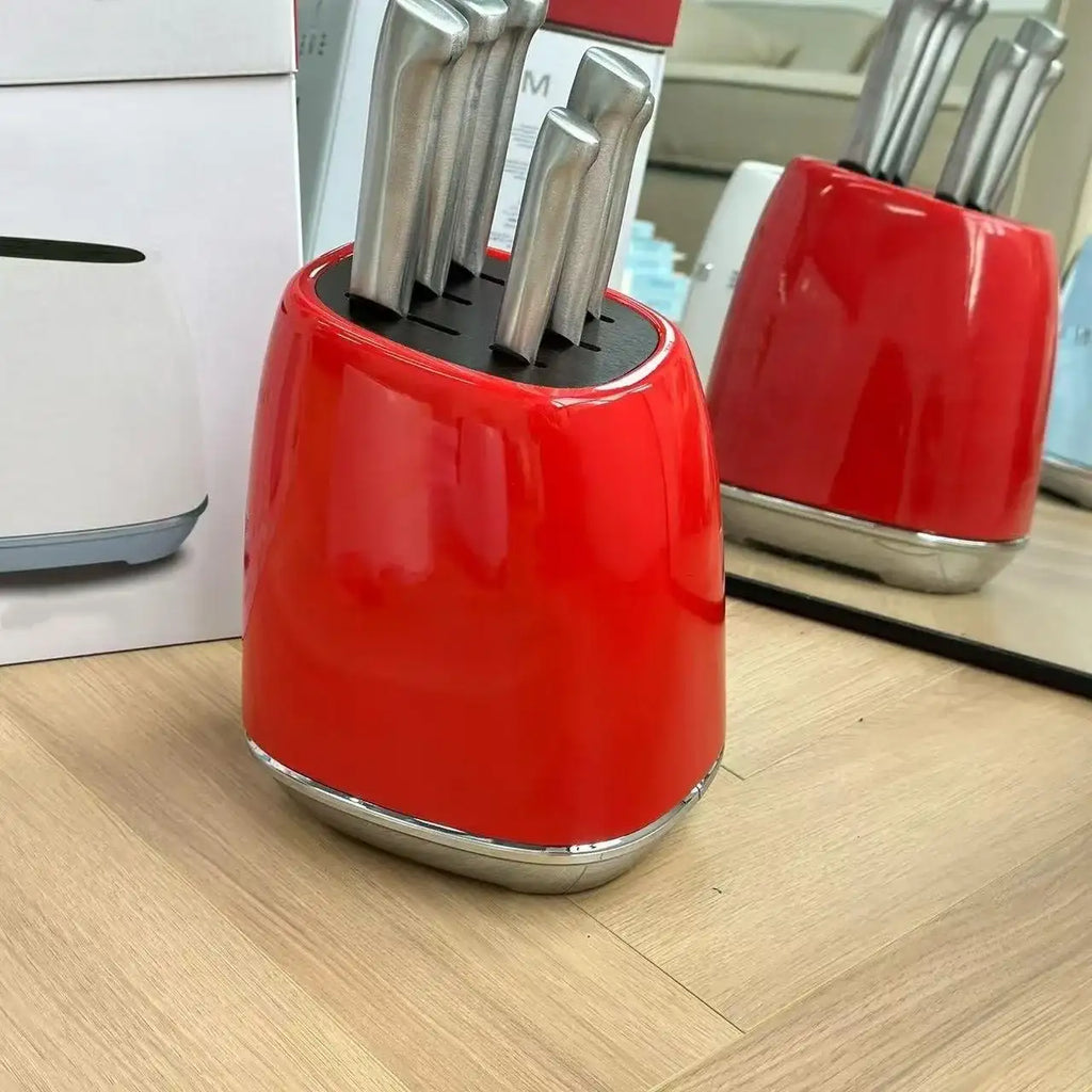 2026 New Ramage Knife Block Black White Cream Kitchenware Knife Holder Tools