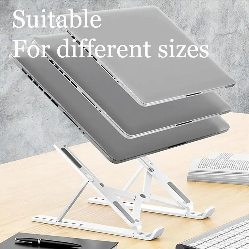Soporte para portátil, base refrigerante, soporte ajustable y portátil para ordenador, portátil y tableta