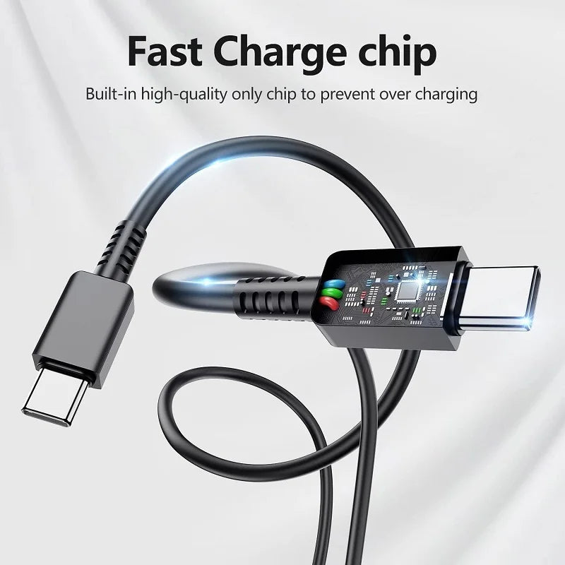 25W USB C PD Super Fast Charger Type C Wall Power Adapter USB C to Type C Fast Charging Cable For Samsu Galax S22 S21 S20 Note10