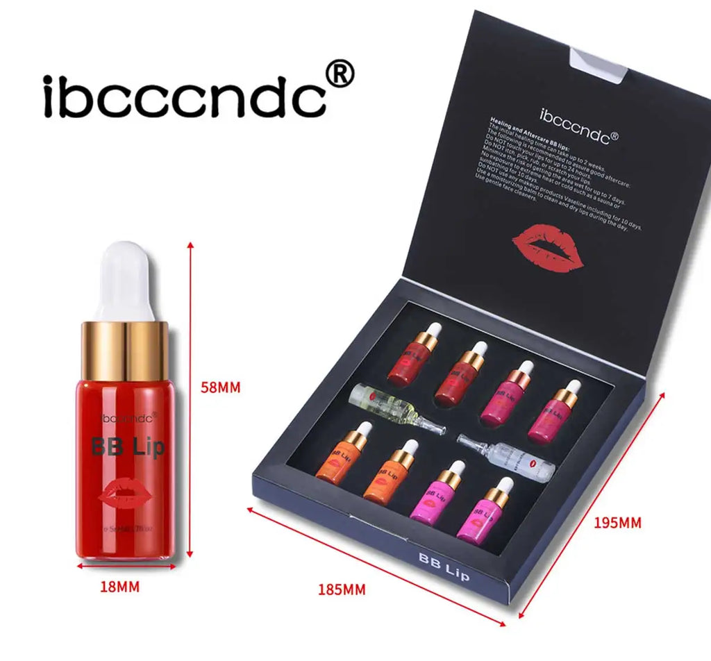 Koreanisches Glow-BB-Lippenampullenserum – semipermanenter getönter Gloss