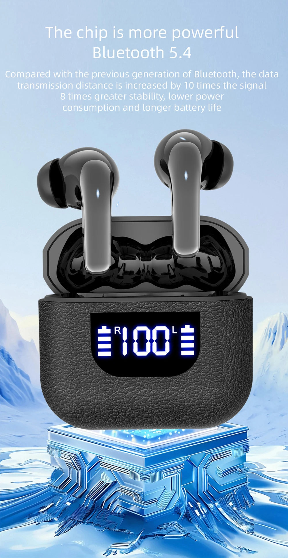 K07 Wireless Earphones Bluetooth Active Noice Cancellation Wireless Green Sir Loin