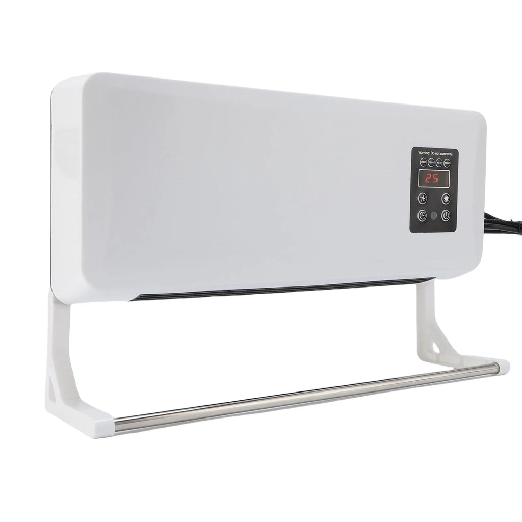 Wall Mounted Air Conditioner Easy To Operate Low Noise Portable Efficient Space Saving Wall Hanging Heater Cooler for Bathroom