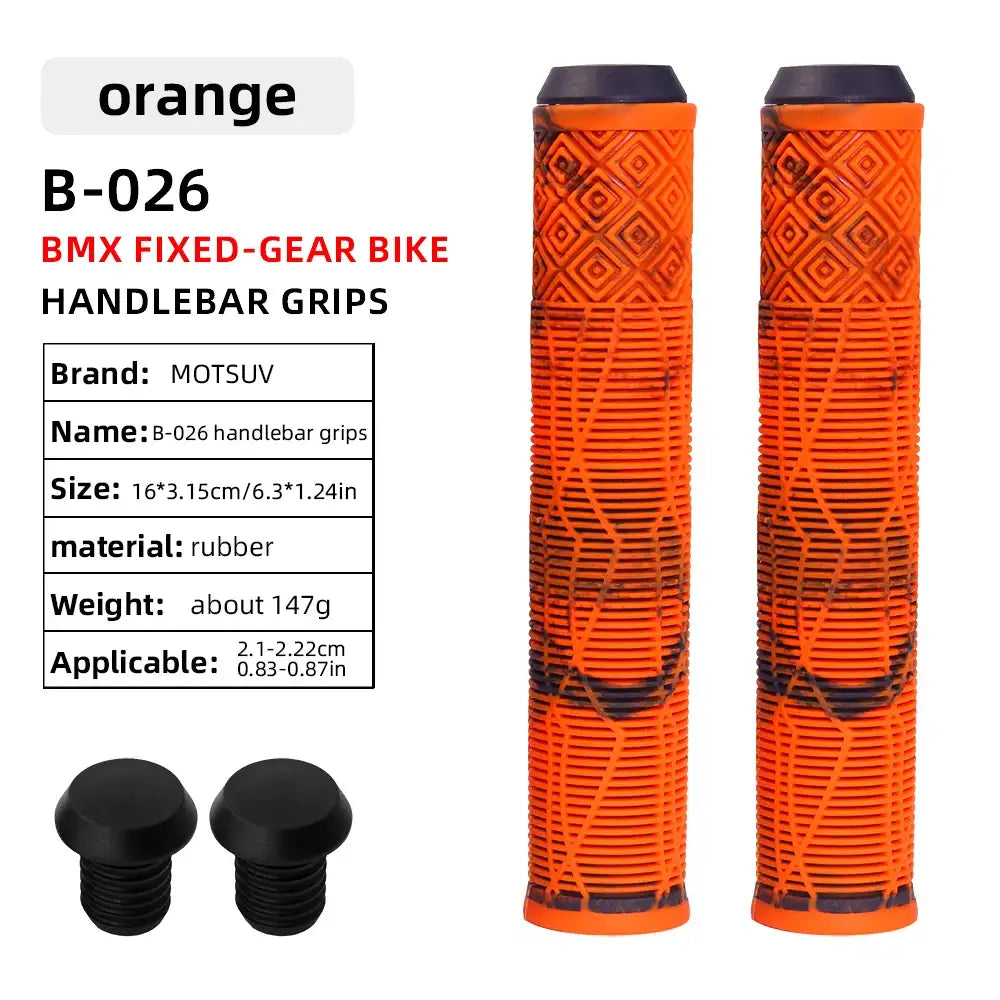 MOTSUV 1 Paar Gummigriffe für Fahrradlenker, verlängert, weich und rutschfest, 160 mm Länge, MTB-Lenkergriffe, Fahrradteile