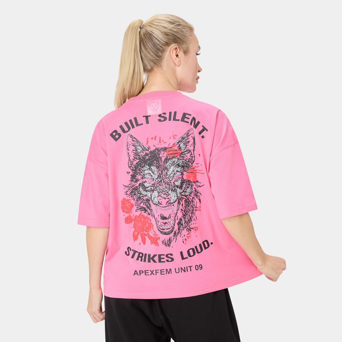 TEE OVERSIZE SHEWOLF_09 — ALPHA ROSE