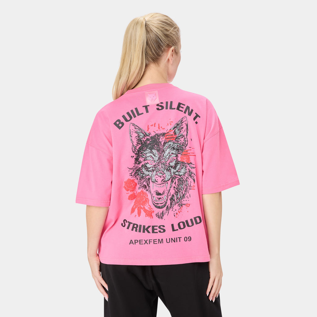 TEE OVERSIZE SHEWOLF_09 — ALPHA ROSE