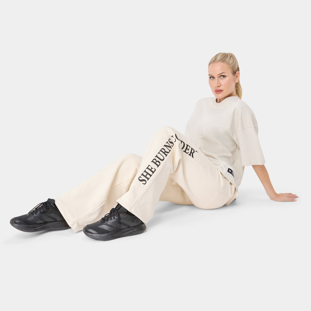CAMISETA OVERSIZED SHEWOLF_09 — BEIGE TÁCTICO