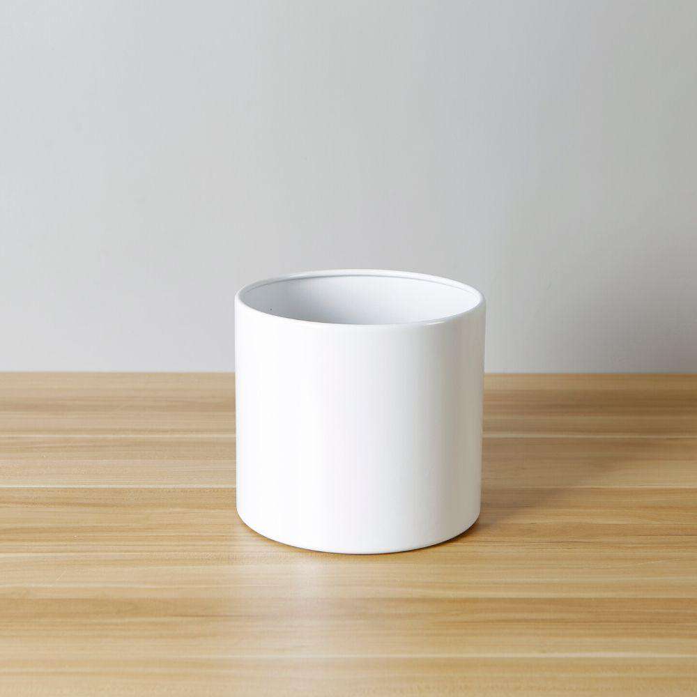 Shira White Planter With Hairpin Legs (61Cm)