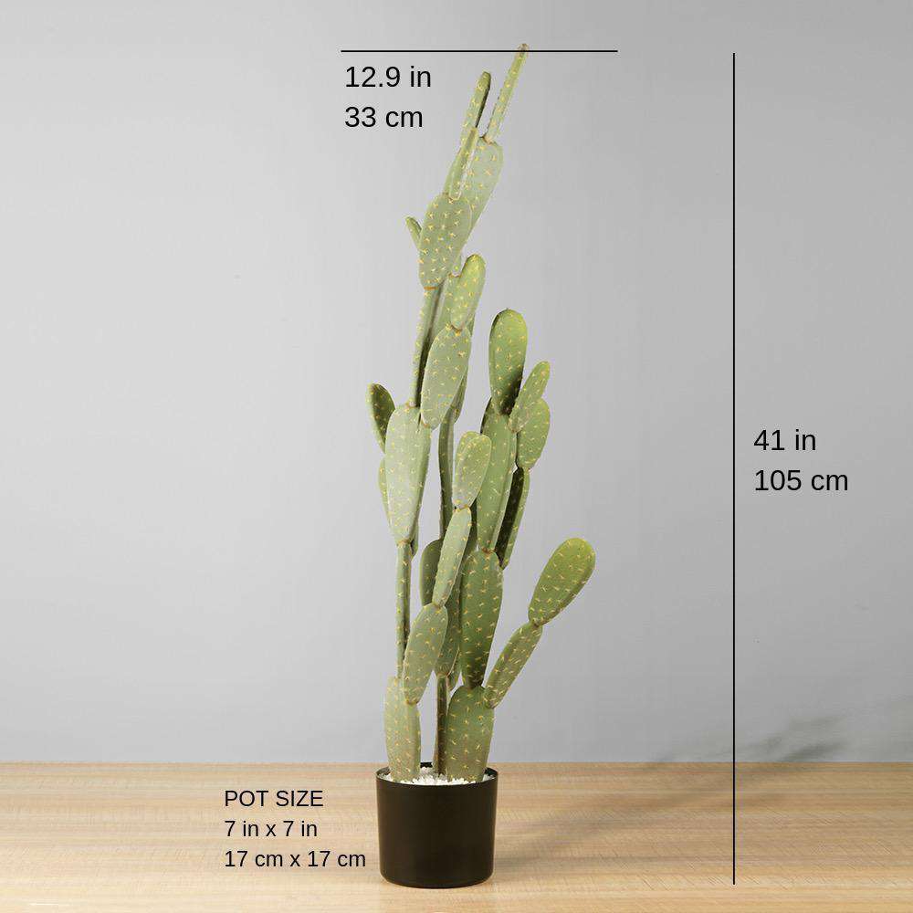 Solo Artificial Cactus Potted Plant 41''
