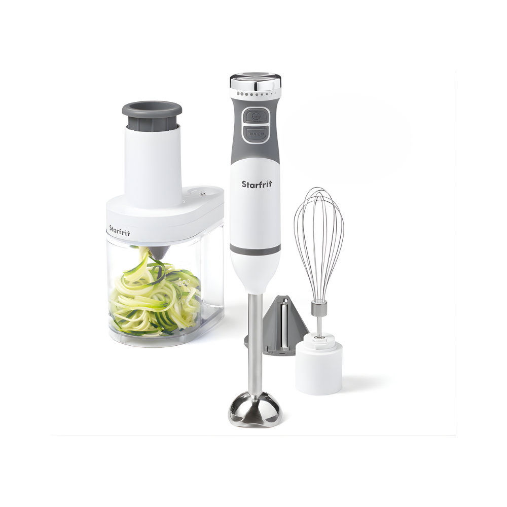 Ensemble mixeur Starfrit  plongeant 4 en 1 et spiraliseur - 10 vitesses - 250W