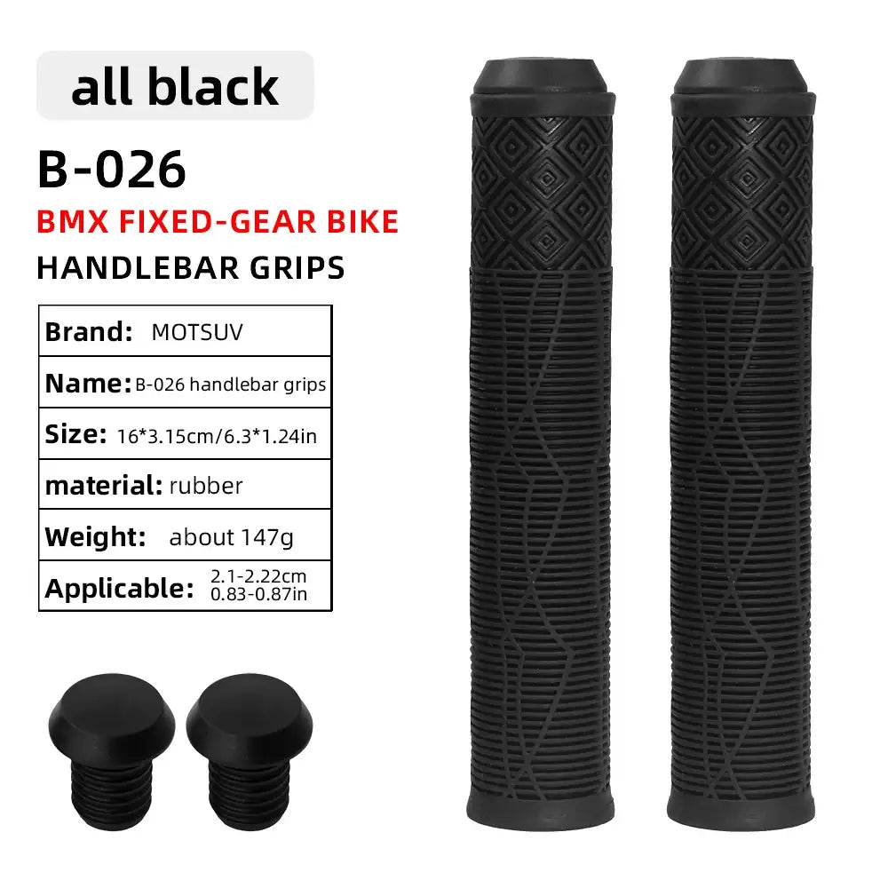 MOTSUV 1 Paar Gummigriffe für Fahrradlenker, verlängert, weich und rutschfest, 160 mm Länge, MTB-Lenkergriffe, Fahrradteile