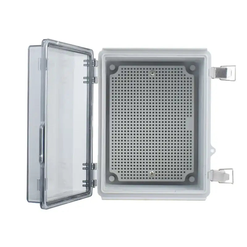 Boîtier de jonction étanche IP67 avec couvercle transparent, en plastique ABS, pour distribution électrique extérieure, boîtier d'instrument électronique