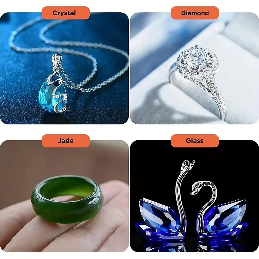 Probador de diamantes profesional, herramienta portátil de conductividad térmica para verificar la autenticidad de diamantes, jadeíta y jade, detector selector de gemas de alta precisión con indicador acústico