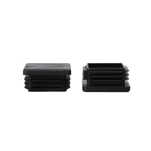 13x13mm-120x120mm Square Plastic Black Blanking End Caps Furniture Leg Tube Pipe Inserts Plugs Bung Decorative Dust Cover
