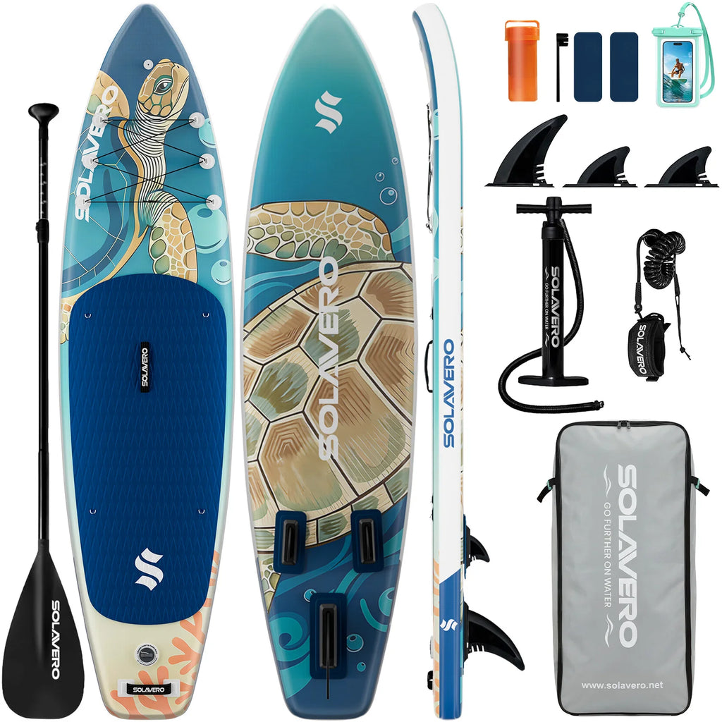 Tabla de paddle surf inflable – EVA antideslizante, accesorios completos
