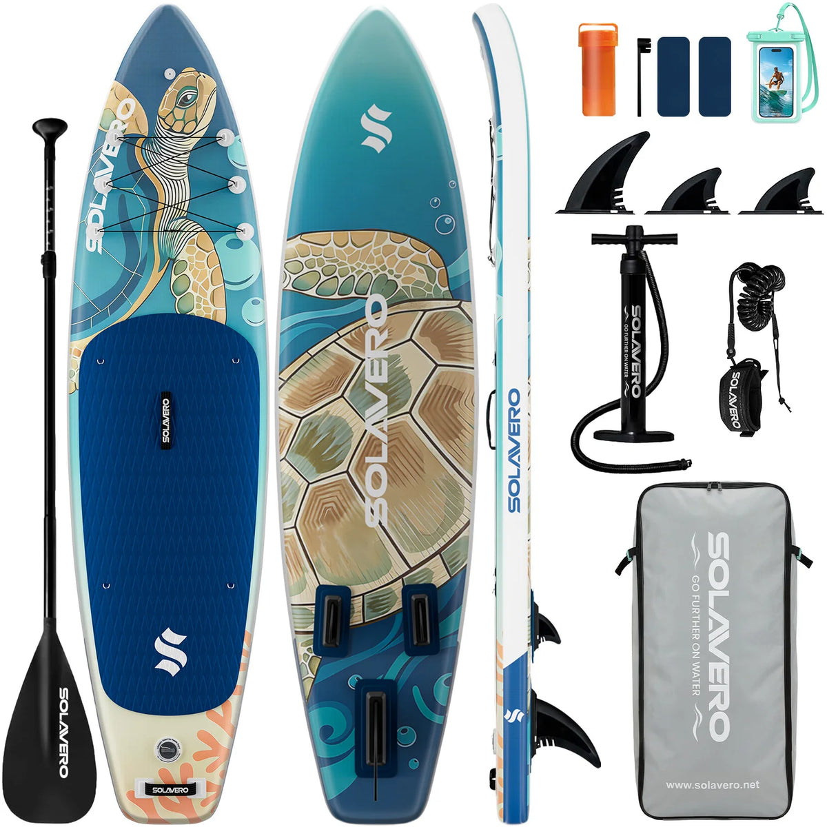 Tabla de paddle surf inflable – EVA antideslizante, accesorios completos