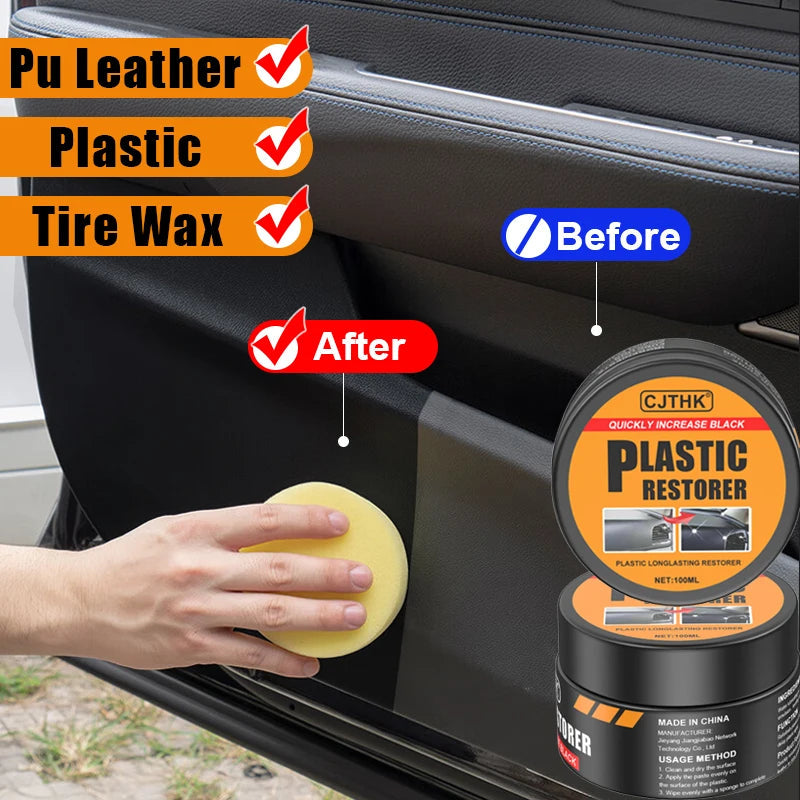 Car Plastic Restorer Back To Black Gloss Car Cleaning Products Plastic AliExpress