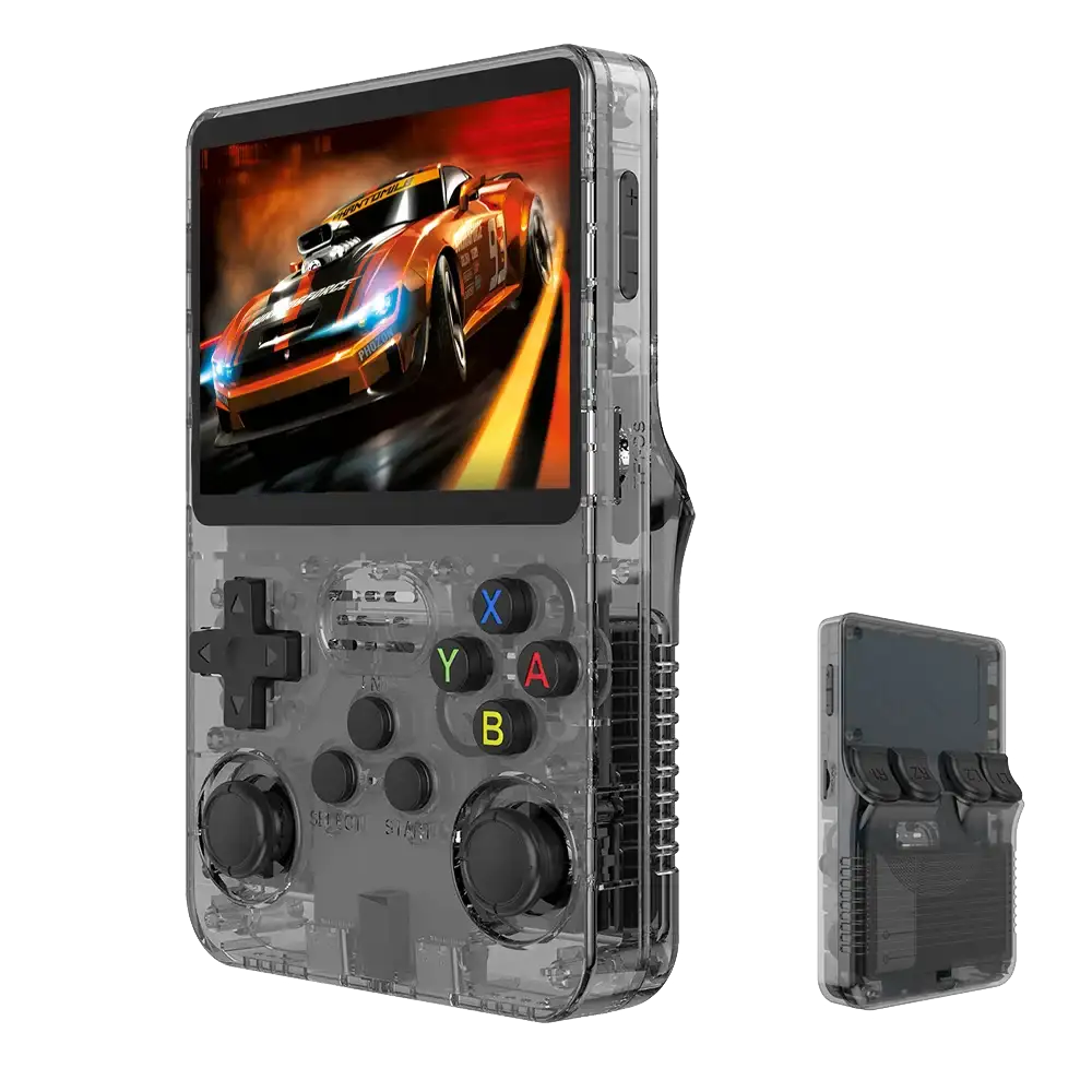 R36S Retro-Handheld-Spielkonsole, 3,5" IPS, 64 GB, 1 GB RAM