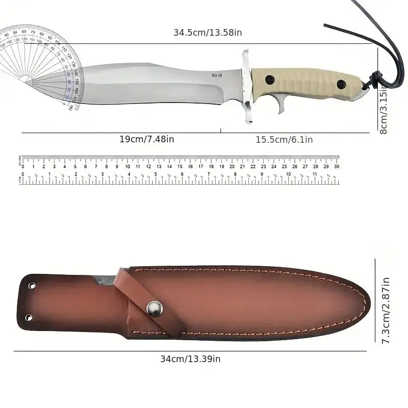 Couteau à lame fixe MK9, manche G10, Chasse, Camping, Plein air, Alpinisme, Aventure en pleine nature, Couteaux multifonctions, Cadeaux pour hommes