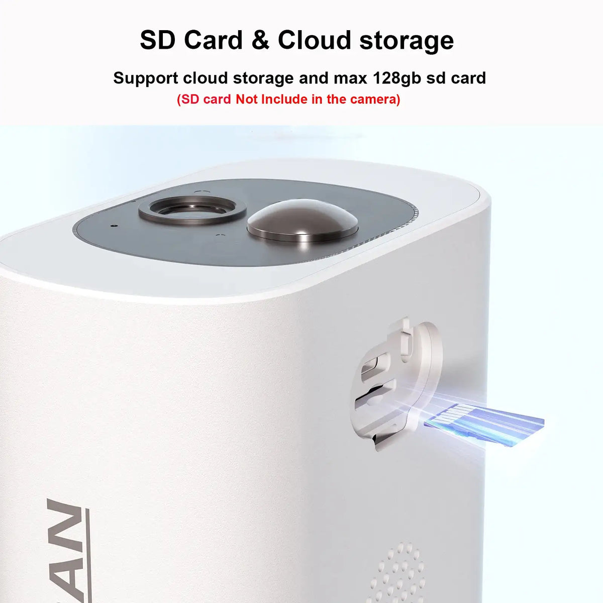 Cámara de seguridad solar ANRAN 2K de 3/5 MP, cámara inalámbrica para exteriores con Wi-Fi 2.4G, cámara con batería, foco, visión nocturna a color, no se puede añadir a NVR