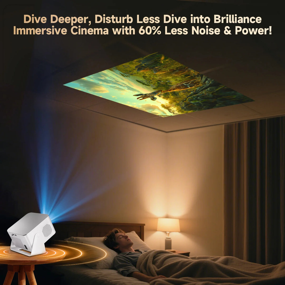 Magcubic HY350Max Projector – 900ANSI, 1080P, Android 14, WiFi6