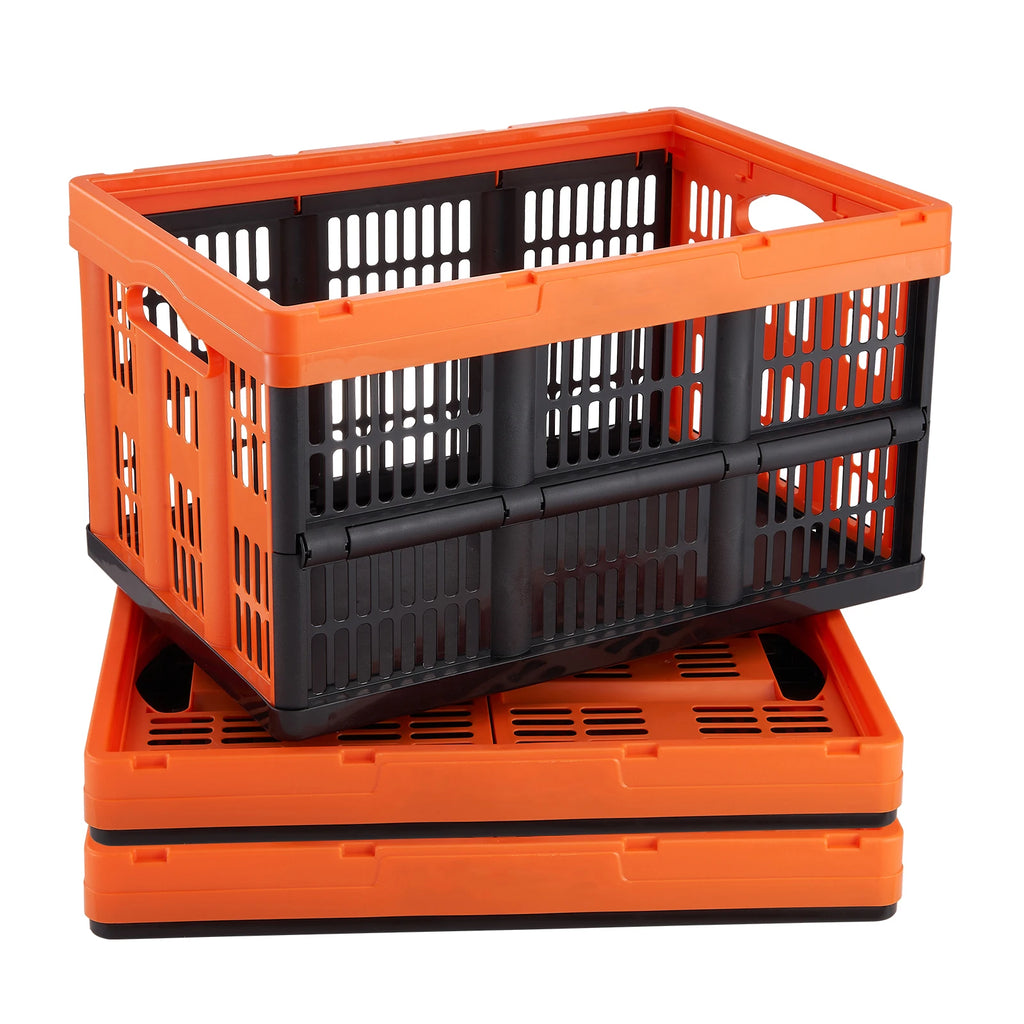 Cestas de almacenamiento plegables SucceBuy de 45 L – Paquete de 3 o 6 unidades