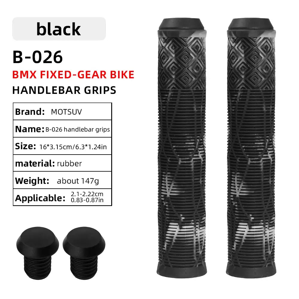 MOTSUV 1 Paar Gummigriffe für Fahrradlenker, verlängert, weich und rutschfest, 160 mm Länge, MTB-Lenkergriffe, Fahrradteile