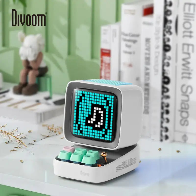 Enceinte Bluetooth Pixel-Art Divoom Ditoo, options Pro et micro