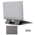 Soporte portátil para computadora portátil, escritorio plegable, soporte de cuero PU, soporte ajustable para computadora portátil con expansión de refrigeración