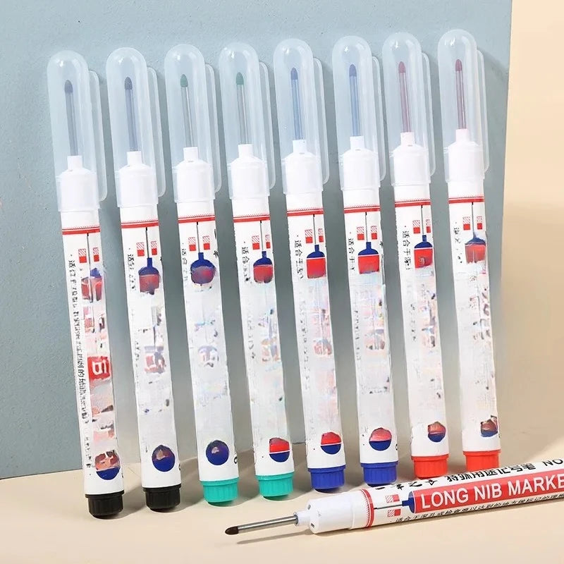 Wasserdichter Stift zum Markieren tiefer Löcher – 2cm lange Spitze, 4-100er-Pack