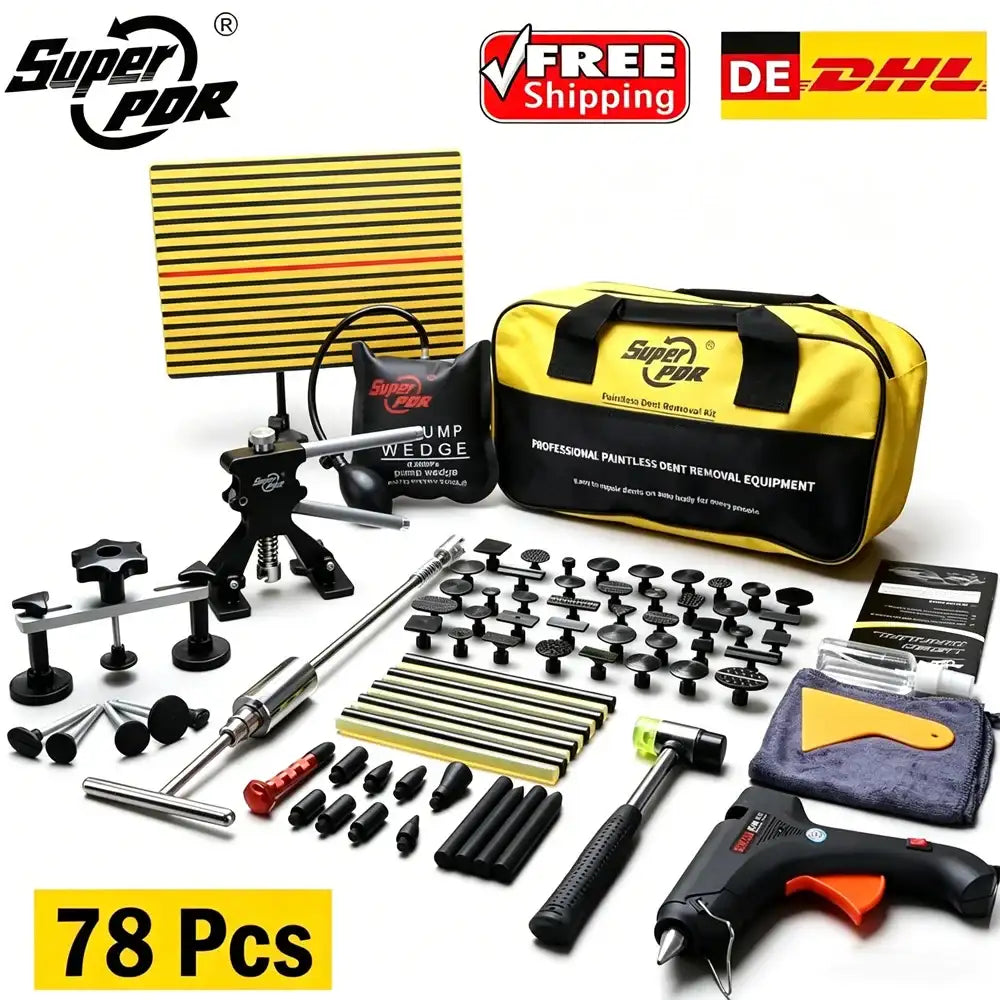 Kit de reparación de abolladuras de coche PDR sin pintura, herramientas profesionales para eliminar abolladuras, extractor de reparación de abolladuras de coche, herramienta para daños por granizo