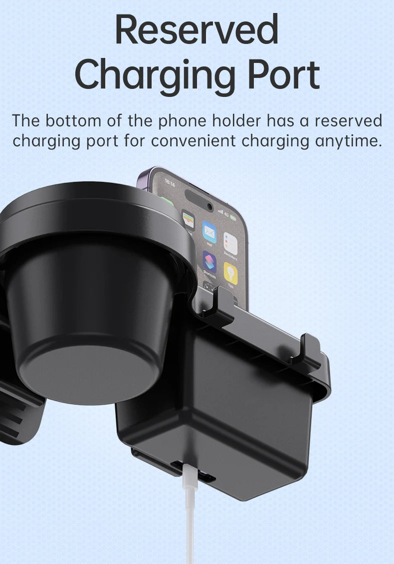 Car Cup Stand Phone Holder Mount Tray Side Door Window Storage Barrel Green Sir Loin
