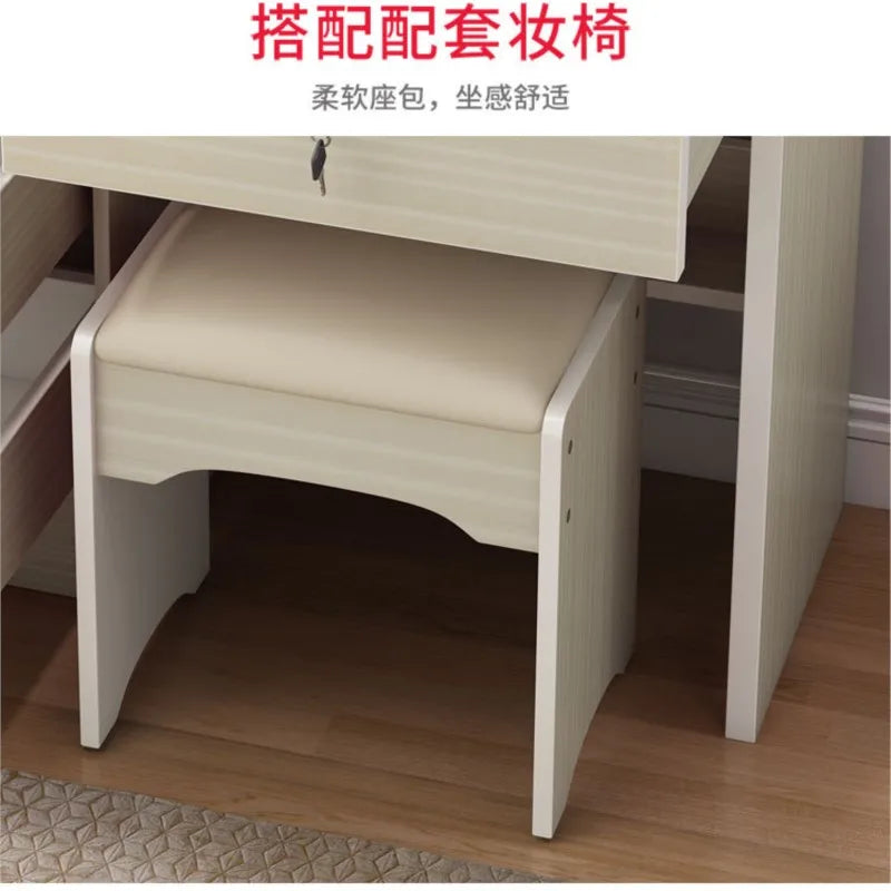 Dressing Table Small Apartment Dresser Modern Makeup Mirror Storage Cabinet 옷장