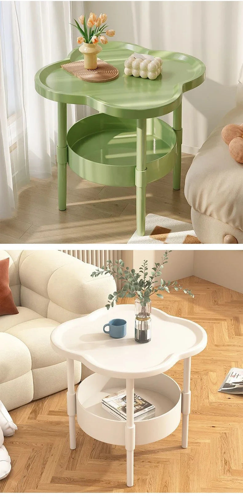 Bedroom Bedside Table, Small Coffee Table, Modern, Simple and Durable Small Coffee Table