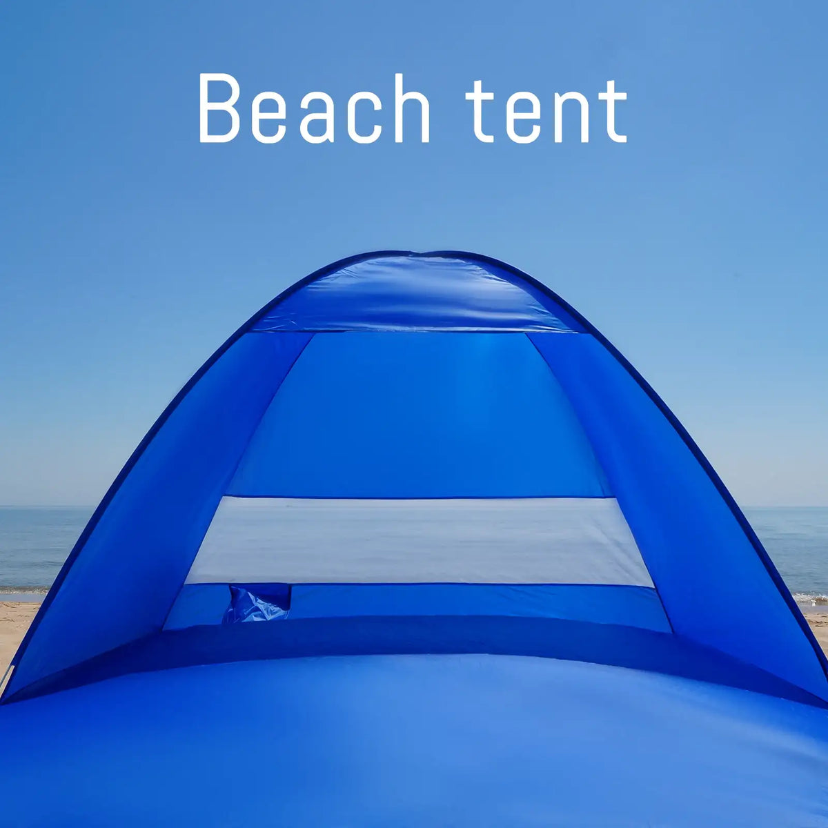 PAKICETUS Leichtes Pop-up-Strandzelt mit Tragetasche, schnell aufzubauender Sonnenschutz, tragbares Outdoor-Cabana-Zelt für Strandurlaub und Outdoor-Reisen