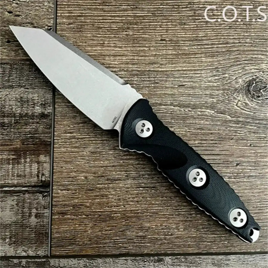 Outdoor Tools 93M-10 Socom Alpha Warcom Fixed Blade Knife 3.72" Stonewashed Wharncliffe Blade with Kydex Sheath Straight Knives