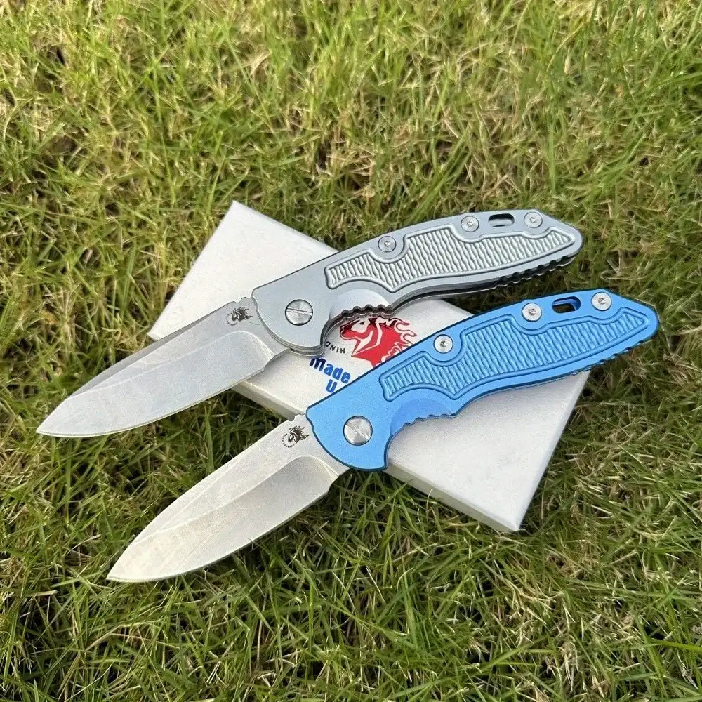 Hinderer XM18 multifunktionales Klapp-Taschenmesser, D2-Stahlklinge, T6-Aluminiumgriff, Outdoor-Camping- und Schneidemesser, Rettungswerkzeug