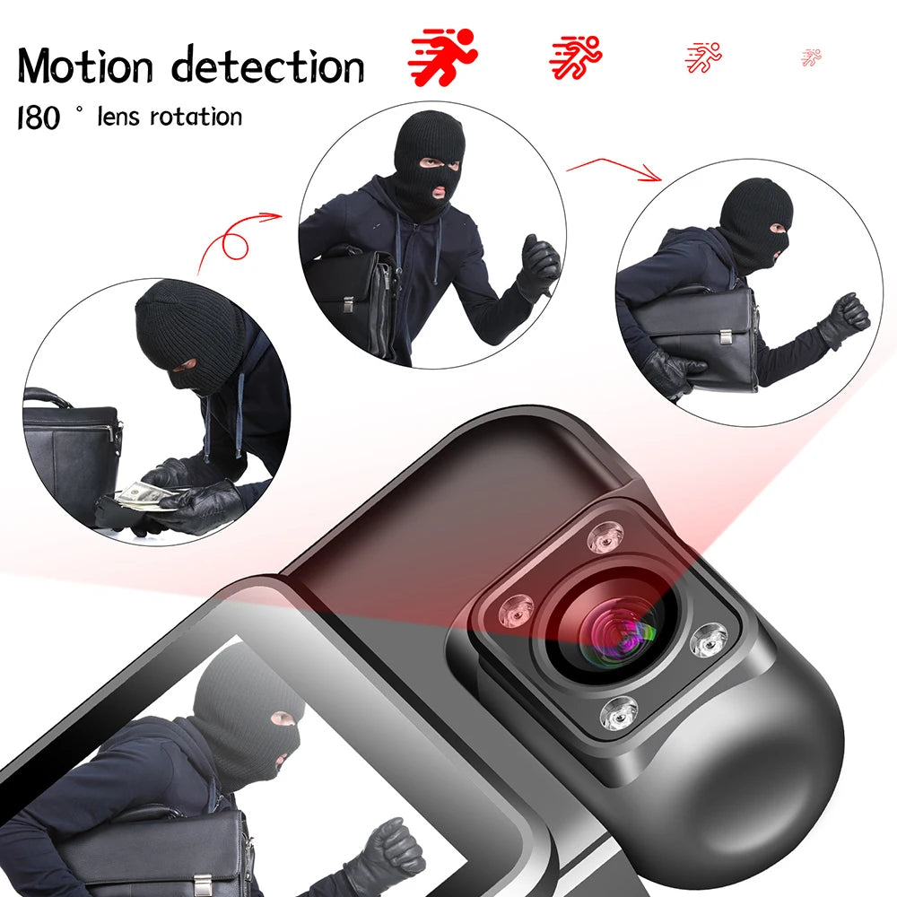4K 2K 1080P Mini WiFi Camera Portable Digital Video Recorder BodyCam 1080P Infrared Night Vision Police Cam Small Bike Camcorder
