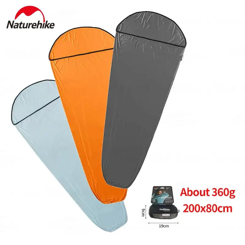 Naturehike Doublure de Sac de Couchage Extérieure Haute Élasticité Portable Ultralégère Drap de Voyage Momie Doublure de Sac de Couchage Portable