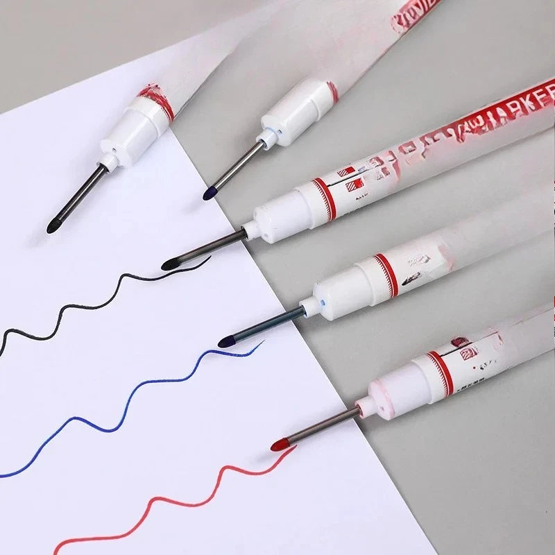 Wasserdichter Stift zum Markieren tiefer Löcher – 2cm lange Spitze, 4-100er-Pack